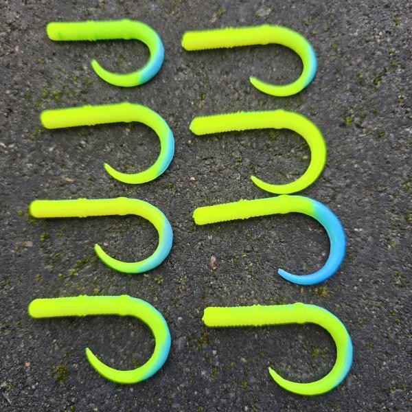 Wurmulus Slim 45mm - Essentials Gum - UV Aktiv Yellow Blue